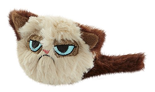 Rosewood Pet Products Grumpy Cat Fluffy Grumpy Toy, clear - PawsPlanet Australia