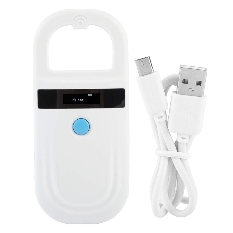 FILFEEL Pet Microchip Scanner, Rechargeable Animal Chip ID Reader Pet Tag Scanner FDX-B (ISO11784 / 11785) EMID Pet Microchip Reader (White) - PawsPlanet Australia