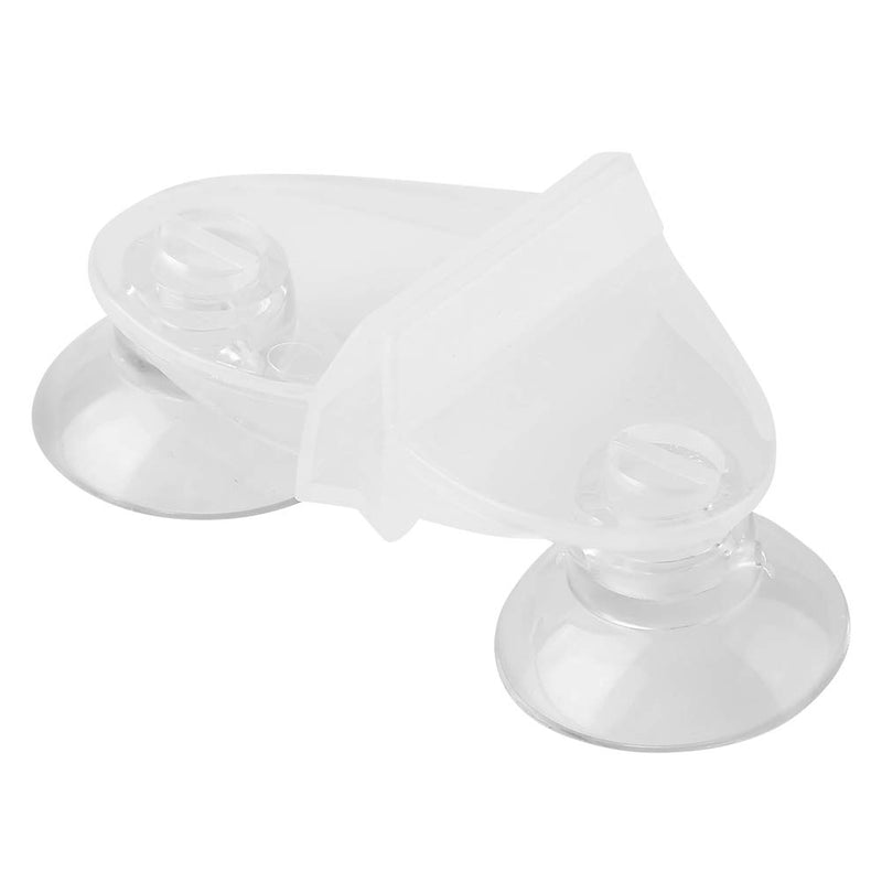 [Australia] - Zetiling Aquarium Devide Separator Suction Cup, Plastic Sucker Clip Heart Shape Divider Sheet Holder Isolation Tool for Separate Different Fish 