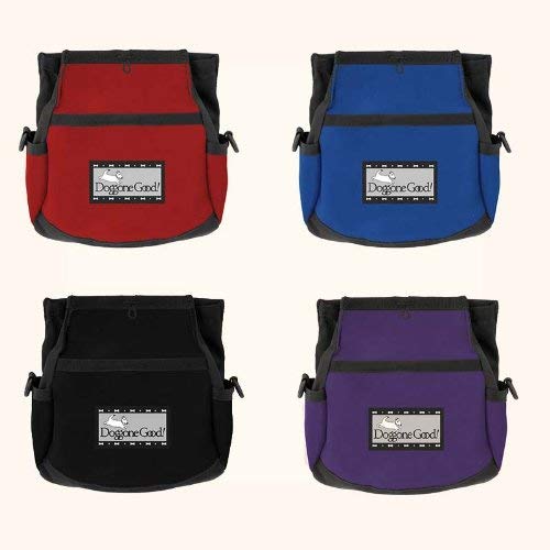 [Australia] - Rapid Rewards Deluxe Dog Training Bag with Belt by Doggone Good! (Blue) 