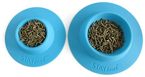 [Australia] - STAYbowl Tip-Proof Bowl for Guinea Pigs and Other Small Pets - Sky Blue - Large 3/4 Cup Size New 