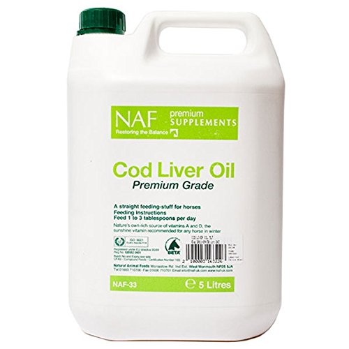 Naf Cod Liver Oil General Horse Feed Supplement 1 Litre - PawsPlanet Australia