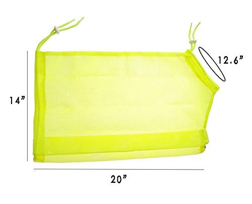 [Australia] - TECH-P Creative Life Adjustable Multifunctional Polyester Cat Washing Shower Mesh Bags Pet Nail Trimming Bags-Yellow 