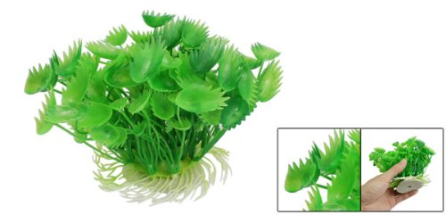 [Australia] - Uxcell Plastic Frog Legs Shape Leaf Plant/Grass Decor, 4.3-Inch, Green 