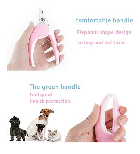 GELFUL Pet Nail Clippers Dog Nail Clippers with Protective Guard Safety Lock and Nail File Suitable for Medium and Large Breeds Professional Pet DIY Grooming Tools for Animals at Home (blue, big) blue - PawsPlanet Australia