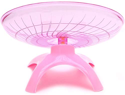 Litewood Hamster Flying Saucer Exercise Wheel Silent Jogging Running Spinner Wheel Toy for Small Animal Chinchilla Gerbil Rat Guinea Pig Mice Squirrel BLUE - PawsPlanet Australia