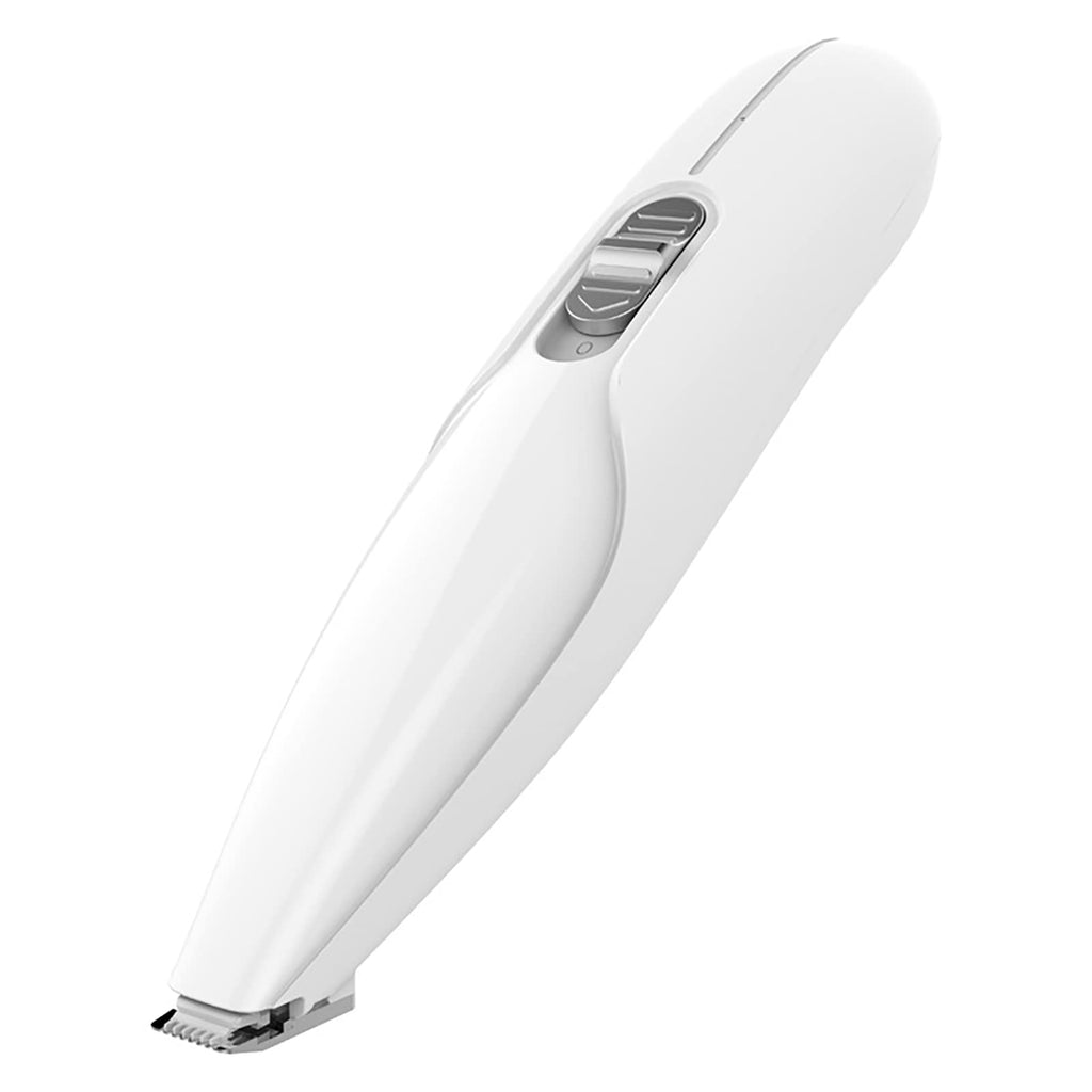 DERCLIVE Electric Dog Paw Trimmer Low Noise Cordless Pet Hair Trimmer 2 Speeds White - PawsPlanet Australia