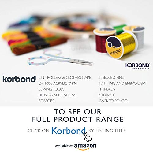 Korbond 4.9m Friendly Lint Roller-33 Sticky Citrus Scented Paper Sheets Suitable for All Fabric Types-Removes Pet Hair from Any Surface and Clothes-No Residue, White, 1 Pack Single - PawsPlanet Australia