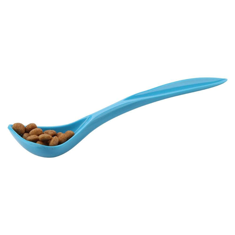 Pet Long Handle Spoon Plastic Special Curved Dog Cat Can Tin Spoon Food Mixing Spoon - PawsPlanet Australia