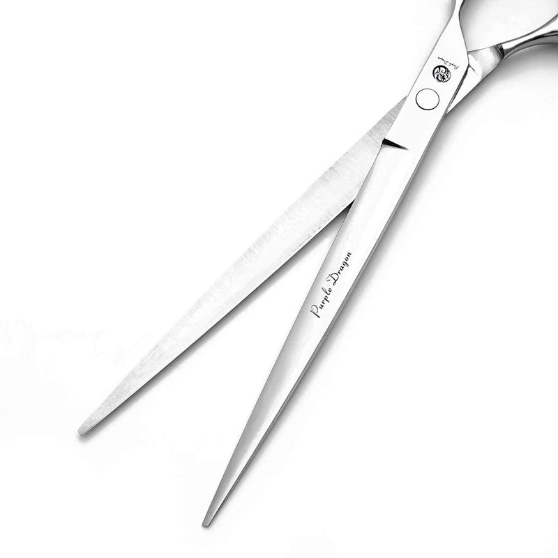Purple Dragon 5"/5.5"/6"/6.5"/7"/7.5"/8"/9"/10" Sharp Edge Hair Cutting Shears Pet/Puppy/Cat Grooming Scissors with Bag - Perfect for Barber or Dog Groomer 10 inch - PawsPlanet Australia