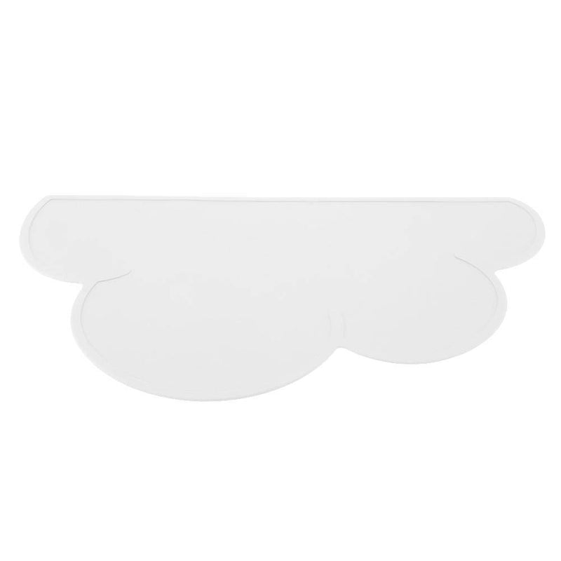 Feeding Mats, Cloud Shaped Silicone Food Water Feeding Dish Bowl Placemat for Pet Dog Puppy(White) White - PawsPlanet Australia