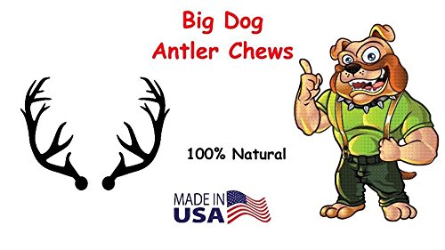 [Australia] - Big Dog Antler Chews 3 Pack Small Deer Antler Dog Chews - 5 Inches to 10 Inches - for Small Dogs 