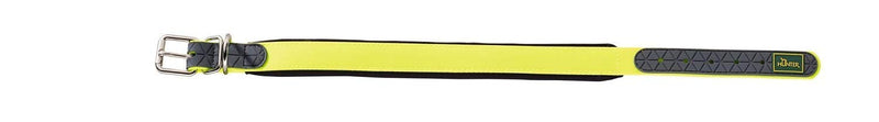 HUNTER CONVENIENCE COMFORT Dog collar, plastic material, neoprene, 50 M, neon yellow - PawsPlanet Australia