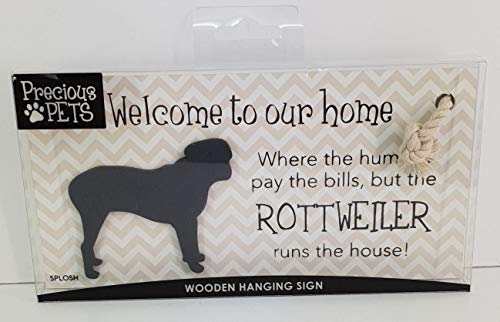 PRECIOUS PETS DOG PLAQUE AND DOG LEAD HOOK PACK, ROTTWEILER, FUNNY SIGNS, DOG MUM GIFTS, DOG ACCESSORIES, HOUSE STUFF - PawsPlanet Australia