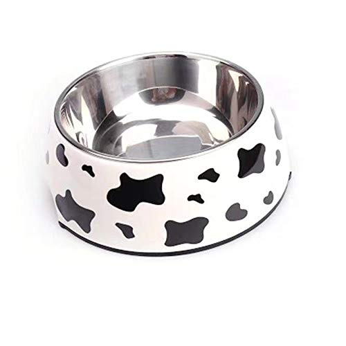 None Branded Pet bowl supplies stainless steel non-slip puppy water fountain pet bowl dog food bowl (xxl, white) - PawsPlanet Australia