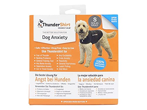 Thundershirt Anxiety Coat for Dog, S, Grey - PawsPlanet Australia