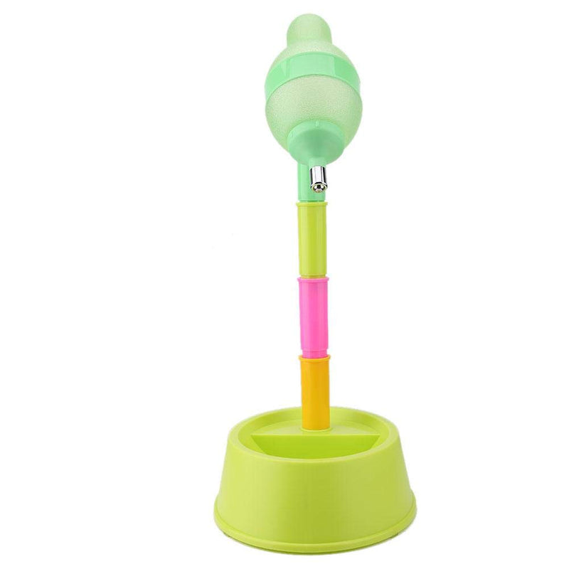 Pet Water Dispenser Pet Cat Standing Water Dispenser Cat Dog Standing Bowl Adjustable Height Water Feeder Drinking Bottle with No-drip Nozzle(Green) Green - PawsPlanet Australia