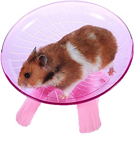 Litewood Hamster Flying Saucer Exercise Wheel Silent Jogging Running Spinner Wheel Toy for Small Animal Chinchilla Gerbil Rat Guinea Pig Mice Squirrel BLUE - PawsPlanet Australia