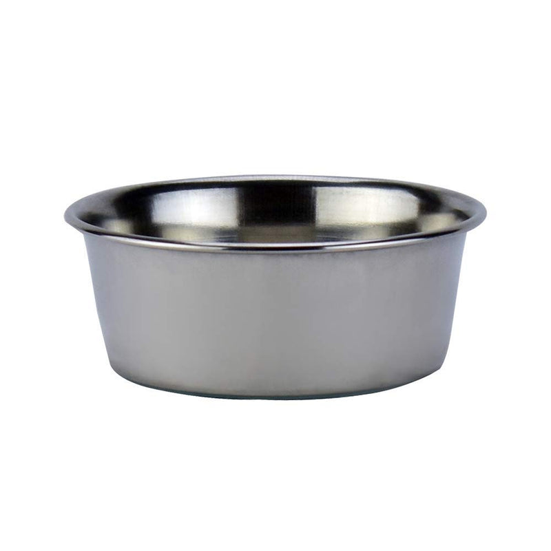 [Australia] - Van Ness Stainless Steel Cat Dish, 8 Ounce 