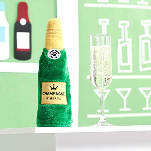 [Australia] - ZippyPaws - Happy Hour Crusherz Drink Themed Crunchy Water Bottle Dog Toy Champagne 