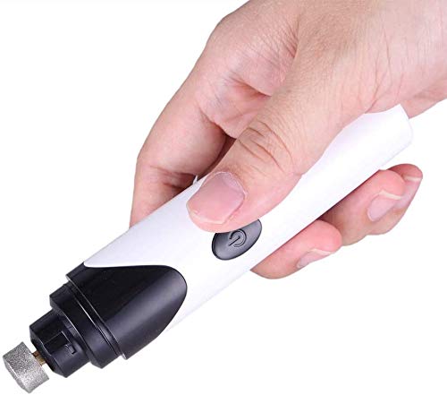 LUXJUMPER Peteast Dog Nail Grinders, USB Rechargeable Electric Rechargeable Pet Nail Grinder, 50DB Ultra Quiet Electric Dog Nail File, Painless Grinder for Small, Medium, Large Dog & Cat - PawsPlanet Australia