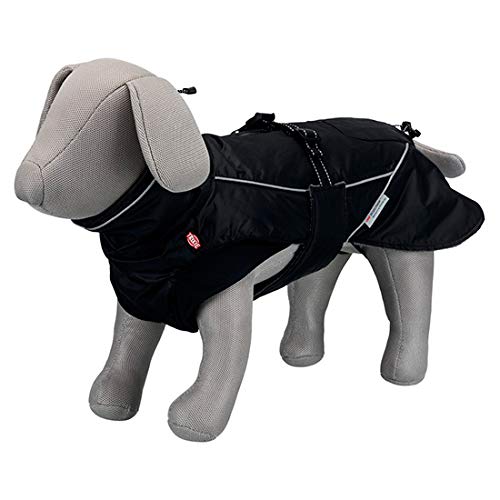 TRIXIE Brizon Coat, XS, 30 cm, Black, Dog - PawsPlanet Australia