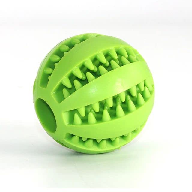 Sin America Interactive Dog Puzzle Toys NonToxic, Durable, Teeth Cleaning IQ Puzzle Chew Ball for All Kinds of Dogs (Green). green - PawsPlanet Australia