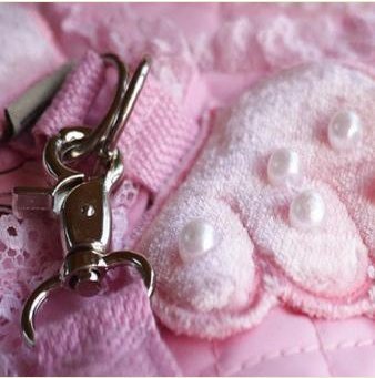 Pet Palace Pink (Large) Little Angel Dog or Puppy Wings Harness and Lead Set with FREE flashing LED Safety Light Collar Tag Large - PawsPlanet Australia
