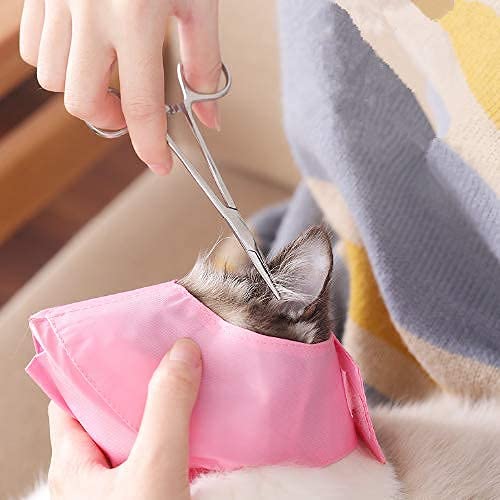 YOUTHINK Pet Dog Cat Ear Hair Tweezers, Professional Stainless Steel Dogs Ear Hair Cleaning Clamp Ear Hair Remover Dog Grooming Tools Pet Dog Trimmer Accessories (SMALL) SMALL - PawsPlanet Australia