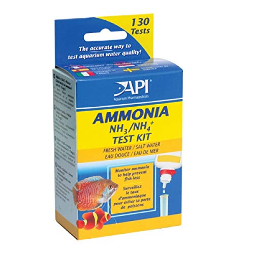 API Ammonia Test Kit Ammonia Monitor for Freshwater and Saltwater 130 Tests - PawsPlanet Australia