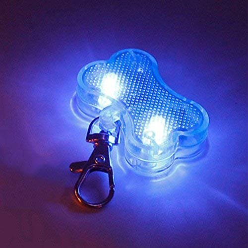 TKSTAR 2 Piece Dog Lights For Collars LED Dog Tag Include Button Battery With Turn On/Off Switch Saving Battery Pet Flashing Light Up Night Safety - PawsPlanet Australia