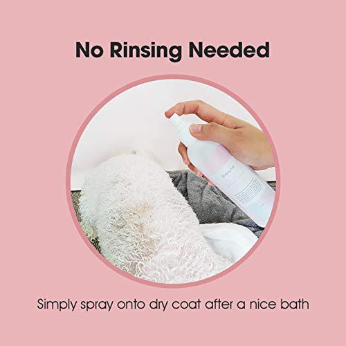 Breezytail Blooming Cologne - Natural Pearl Shine Dog Mist | Odor Eliminator | Detangling Spray | Hypoallergenic Skin & Coat Care Grooming for Dogs | Conditioning Mist | 5oz - PawsPlanet Australia