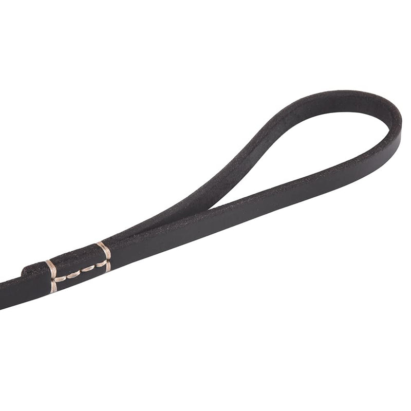 WOPOKY 4FT / 5FT / 6FT Geninue Leather Leash for Small to Medium Dogs Training and Walking - Color Black / Brown - PawsPlanet Australia