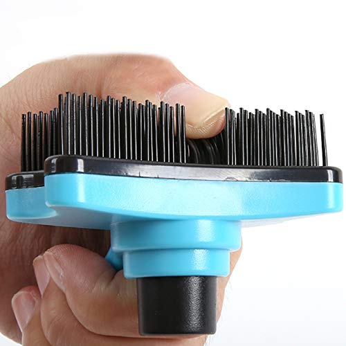 IKAAR Deshelding Tool & Grooming Brush, Dog Brush Cat Brush Shedding Hair Comb for Small Medium Large Dog/Cat Long and Short Hair Blue - PawsPlanet Australia