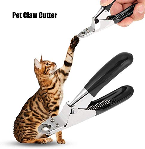 Fdit Pet Dog Nail Clippers Dedicated Nail Scissors Toe Claw Shear Clippers Trimmer Cutter for Small Animals (Black) - PawsPlanet Australia