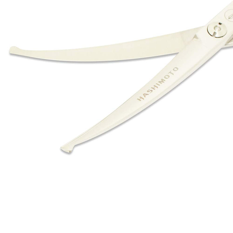 HASHIMOTO Curved Scissors for Dog Grooming,Light Weight,Pet Grooming Shears,Designed for Right and Left handers. Curved (Round-Tip) 6.5 inch - PawsPlanet Australia