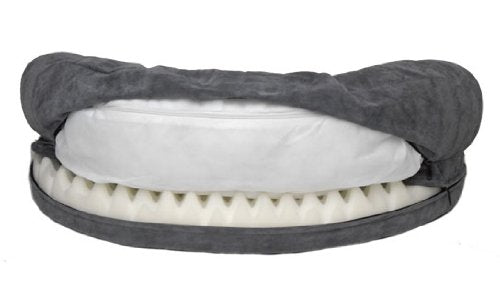 [Australia] - K&H PET PRODUCTS Ortho Bolster Sleeper Pet Bed Gray Small (20") Retail Box 