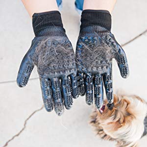 [Australia] - Pet Magasin Grooming Gloves One Size Fit All Works for Dogs, Horses, Cats and Other Animals 