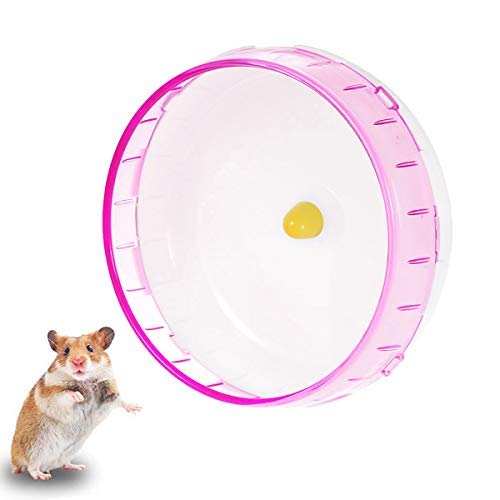 [Australia] - Festnight 8.3inch Pets Exercise Wheels Hamster Mice Gerbil Rat Exercise Wheel Silent Spinner PP Run Disc Small Animal Pet Toy Pink 