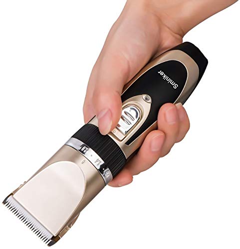 Sminiker Professional Rechargeable Cordless Dogs Cats Horse Grooming Clippers - Professional Pet Hair Clippers with Comb Guides for Dogs Cats Horses and Other House Animals Pet Grooming Kit - PawsPlanet Australia
