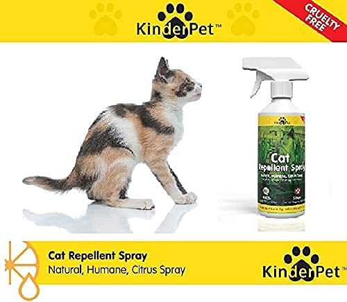 KinderPet Cat Repellent Anti Fouling Spray 500ML Natural Humane Citrus Spray Cat Deterrent Stops Fouling Digging Scratching - PawsPlanet Australia