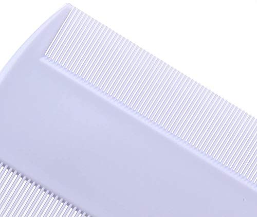 A1SONIC® White Durable Double Sided Nit Combs for Head Lice Detection Comb with Holder (Also Ideal for Pet Flea) its removes Nits, Lice and Fleas and Eggs - PawsPlanet Australia