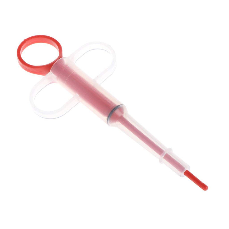 Yuan L Yan No.1 Best-Bag Plastic Pet Medicine Feeder Tablet Syringe Reusable Liquid Dispensing Injector for Dogs Cats Baby Animals Feed- Red - PawsPlanet Australia