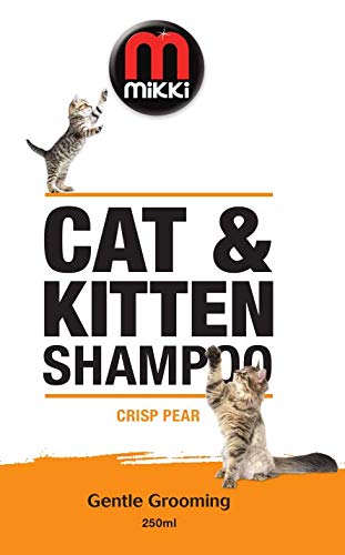 Mikki Cat and Kitten Shampoo, 250 ml, Crisp Pear Cat & Kitten - PawsPlanet Australia