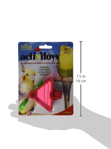 [Australia] - JW Pet Company Activitoy Tilt Wheel Small Bird Toy, Colors Vary 