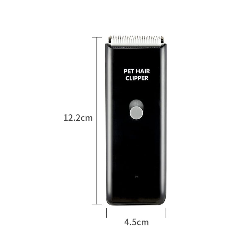 Favrison Dog Grooming Clippers Professional Cat Clippers for Thick Hair Pet Hair Clipper Rechargeable & Waterproof Electronic Shaver for Dogs Cats Rabbits/Black Black - PawsPlanet Australia