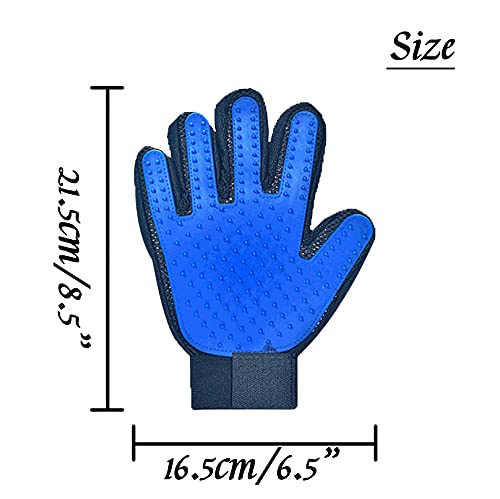 DEEDPF Animal Glove Pet Glove Massage Glove Long Fur Short Hair Cat Dog Guinea Pig Horse Rabbit Beauty Hair Removal Removal - PawsPlanet Australia