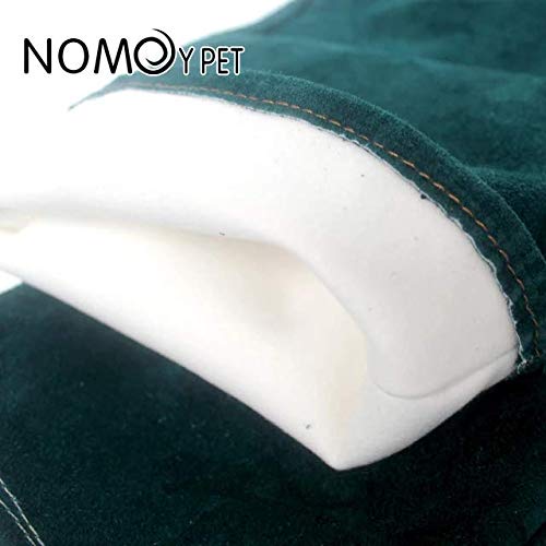 Nomo NFF-58 Pet Bite-proof Gloves Animal Handling Gloves Strengthen Leather Pet Reptile Handling Gloves Bite Resistant Protection Gloves for Dog Cat Bird Snake Parrot Lizard Reptile Bathing Grooming - PawsPlanet Australia