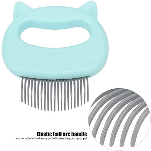 [Australia] - Misyue Pet Hair Removal Comb Cat Massage Trimmer Effective Removing Matted Fur, Knots and Tangles Grooming Tool for Short & Long Hair GREEN 