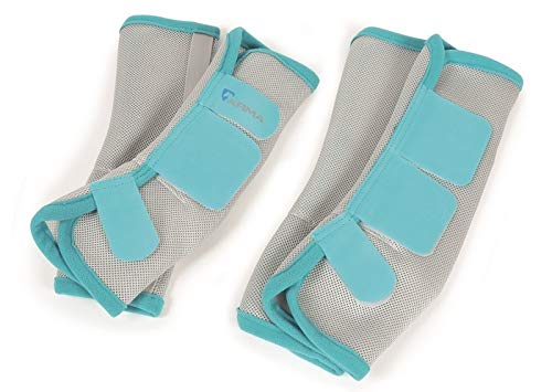 Shires Arma Fly Turnout Socks - Teal Cob - PawsPlanet Australia